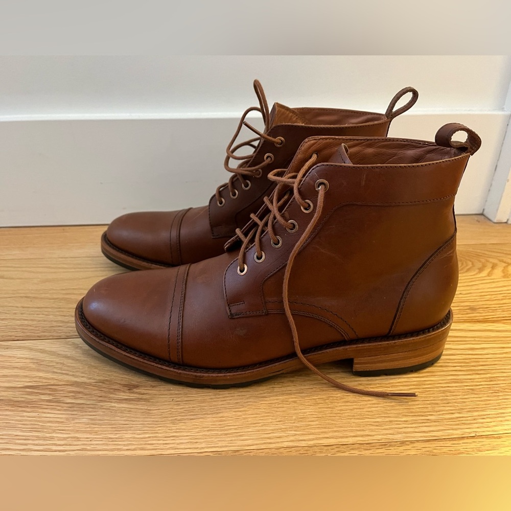 Portland leather men’s boots - Picture 8 of 11
